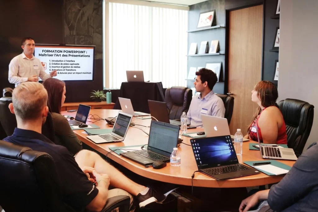 Formation PowerPoint en salle — maîtriser l’art des présentations